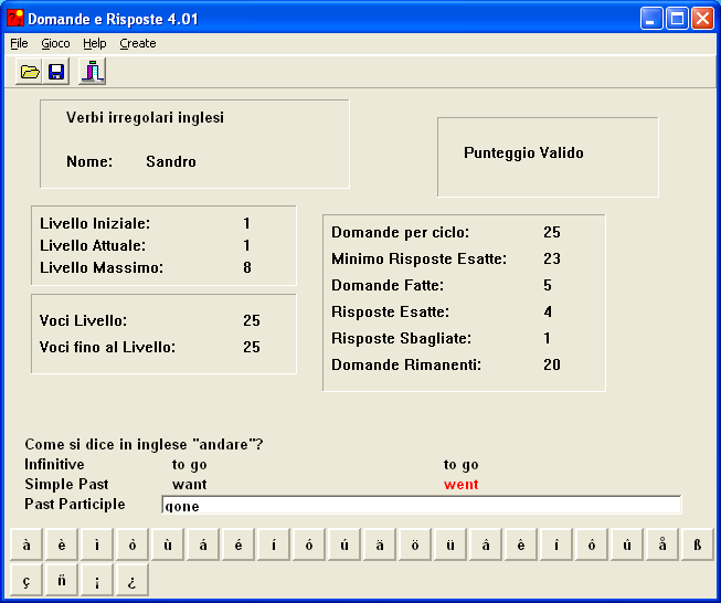 Domande e Risposte: Verbi Inglesi